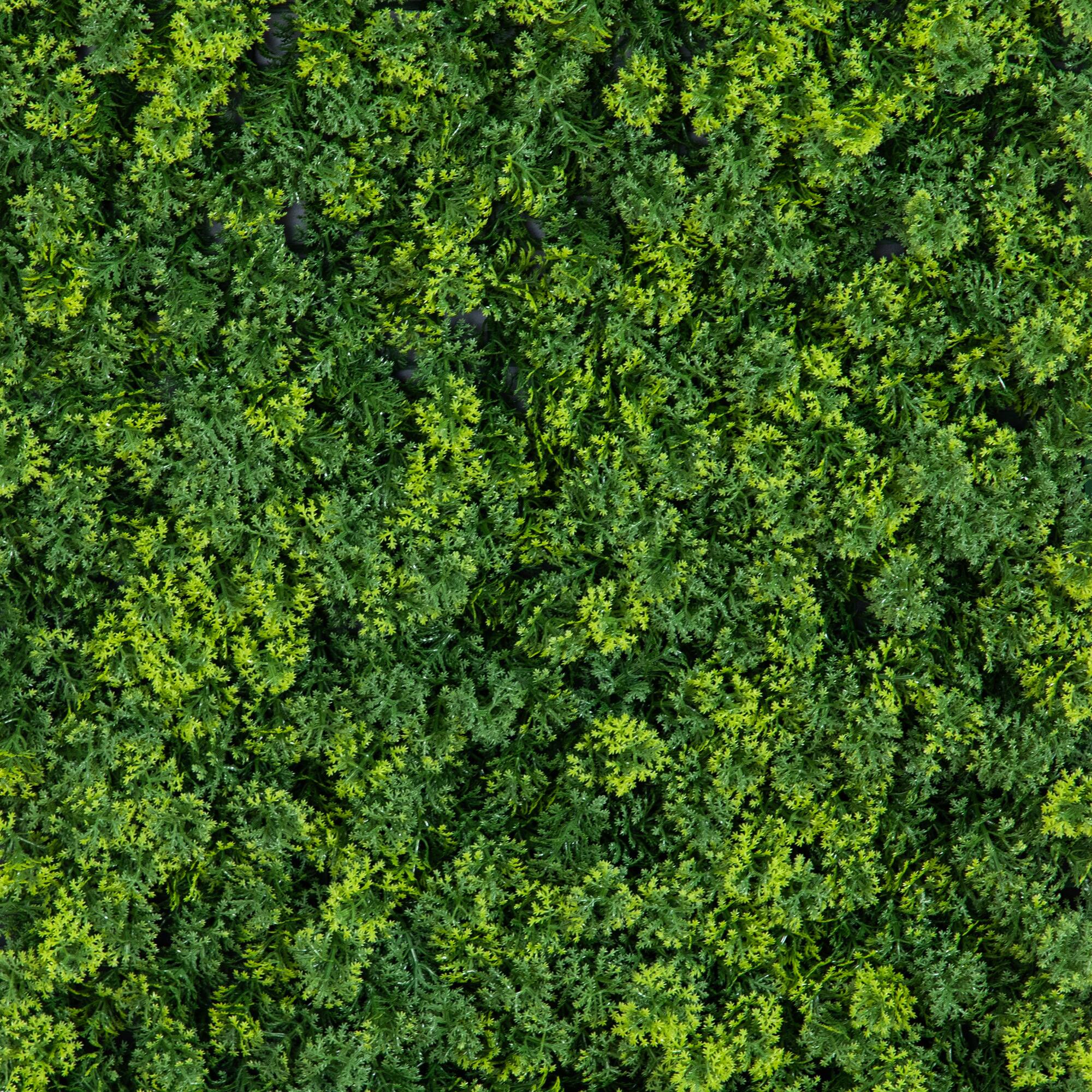 20" x 40" Framed Irish Green Meadow Artificial Living Wall Art Panel
